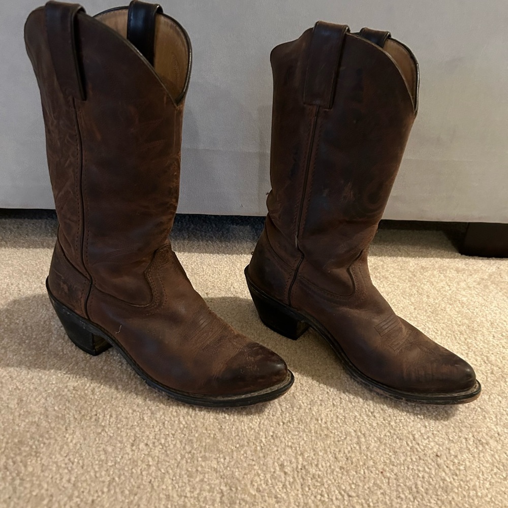 Durango Brown Cowboy Boots Size 6